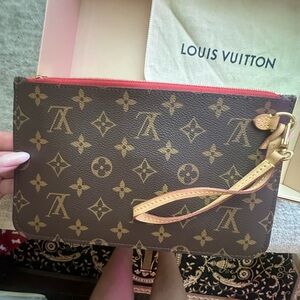 Louis Vuitton Brown Monogram Clutch